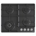 Gorenje | GW641EXB | Hob | Gas | Number of burners/cooking zones 4 | Rotary knobs | Black