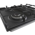 Gorenje | GW641EXB | Hob | Gas | Number of burners/cooking zones 4 | Rotary knobs | Black