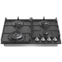 Gorenje | GW641EXB | Hob | Gas | Number of burners/cooking zones 4 | Rotary knobs | Black