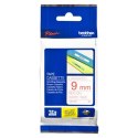 Brother | 222 | Laminated tape | Thermal | Red on white | Roll (0.9 cm x 8 m)