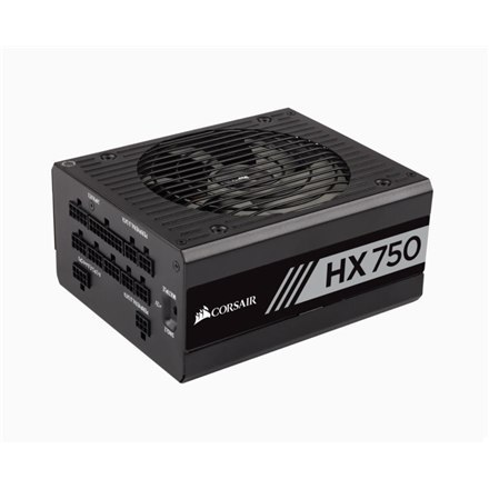 Corsair Fully Modular PSU HX750 Professional Platinum 750 W, 80 PLUS PLATINUM certified