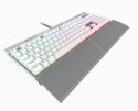 Corsair K70 RGB MK.2 SE Mechanical Gaming Keyboard, RGB LED light, NA, Wired, White/Silver