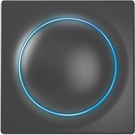 FIBARO Walli Dimmer, czarny, Z-Wave EU Fibaro | FGWDEU-111-8 | Walli Dimmer | czarny