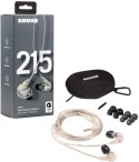 Shure SE215 Earphone, Clear Shure