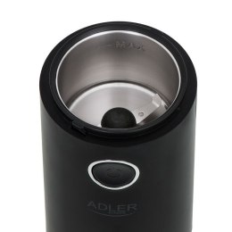 Adler | AD4446bs | Młynek do kawy | 150 W | Pojemność ziaren kawy 75 g | Wyłącznik bezpieczeństwa pokrywy | Liczba filiżanek szt