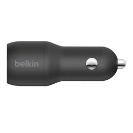 ŁADOWARKA BELKIN Dual USB-A Car Charger 24W BOOST CHARGE Black