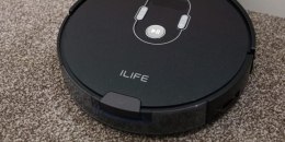 ILIFE Robot vacuum cleaner with WiFi APP Control A7 Bagless, Black, 0.6 L, 160 min, 14.4 V, Cordless