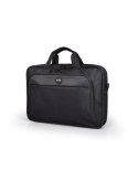 PORT DESIGNS HANOI II CLAMSHELL 13/14 Briefcase, Czarny PORT DESIGNS | Pasuje do rozmiaru " | Etui na laptopa | HANOI II Clamshe