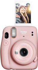 Fujifilm Instax Mini 11 Camera + Instax Mini Glossy (10pl) Focus 0.3 m - ∞, Blush Pink