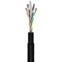 Goobay | CAT 6 | Kabel krosowy | Skrętka nieekranowana (UTP) | Męski | RJ-45 | Męski | RJ-45 | Czarny | 30 m