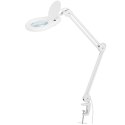 Lampa kosmetyczna warsztatowa ze szkłem lupą powiększającą 3 dpi 60x LED śr. 200 mm