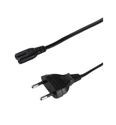 Logilink | Power cable | Power IEC 60320 C7 | Europlug (power CEE 7/16) | 1.8 m | Black