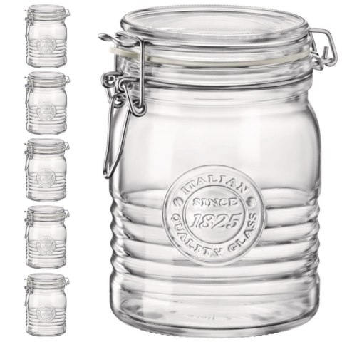 Słoik OFFICINA 1825 VASO 0.75 l zestaw 6 szt. - Hendi 777930