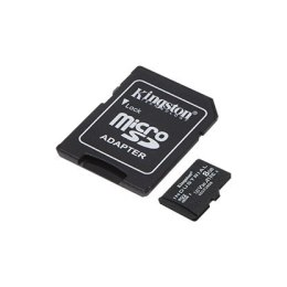 Kingston | UHS-I | 8 GB | Karta przemysłowa microSDHC/SDXC | Klasa pamięci flash Class 10, UHS-I, U3, V30, A1 | Adapter SD