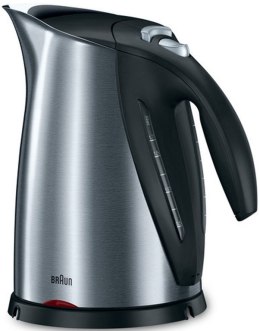 Braun WK 600 Standard kettle, Stainless steel, Stainless steel, 2200 W, 1.7 L, 360° rotational base