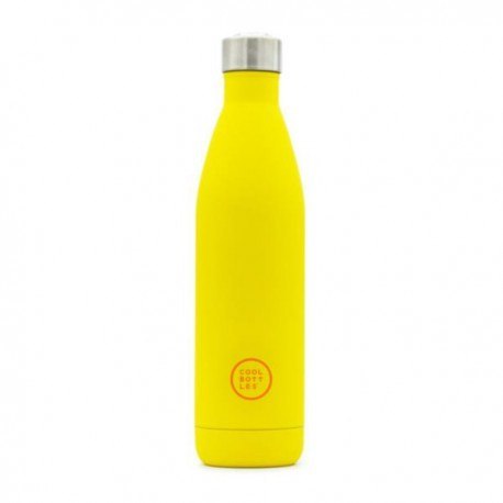 Cool bottles butelka termiczna 750 ml triple cool neonowo żółta