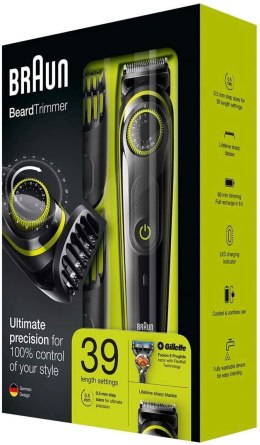 Braun Beard Trimmer BT3041 Operating time (max) 60 min, Number of shaver heads/blades 1, Black/Green, Wet & Dry