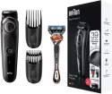 Braun Beard Trimmer BT3242 Cordless, Operating time (max) 80 min, Number of length steps 39, Number of shaver heads/blades 1, Bl