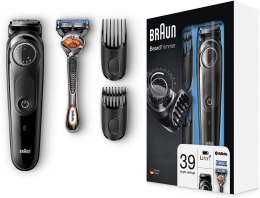 Braun Beard trimmer BT5042 Operating time (max) 100 min, Number of length steps 39, Step precise 0.5 mm, Lithium Ion, Black, Cor