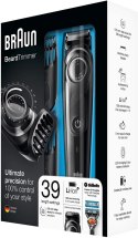 Braun Beard trimmer BT5042 Operating time (max) 100 min, Number of length steps 39, Step precise 0.5 mm, Lithium Ion, Black, Cor