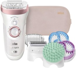 Braun Epilator 9-897 Silk-epil Operating time (max) 50 min, Wet & Dry, White/Pink, Cordless