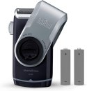 Braun Mobile Shaver M-90 Operating time (max) 60 min, Wet & Dry, Stainless Steel