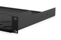 Digitus | Fixed Shelf for Racks | DN-19 TRAY-1-SW | Black | The shelves for fixed mounting can be installed easy on the two fron