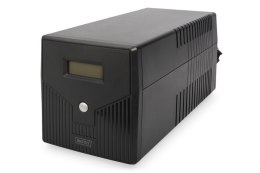 Digitus | Line-Interactive UPS | Line-Interactive UPS DN-170074, 1000VA, 600W, 2x akumulator 12V/7Ah, 4x gniazdo CEE 7/7, 2x RJ4