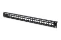 Digitus | Modular Patch Panel | DN-91411 | Black | Layout Keystone Entry: Straight; Area of application: 483 mm (19") cabinet; S