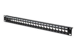 Digitus | Modular Patch Panel | DN-91411 | Black | Layout Keystone Entry: Straight; Area of application: 483 mm (19