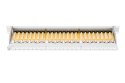 Digitus | Patch Panel | DN-91624S | Biały | Kategoria: CAT 6; Porty: 24 x RJ45; Wytrzymałość: 7,7 kg; Siła wkładania: 30N max |