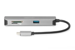 Digitus | USB-C Dock | DA-70891 | Dock | Porty Ethernet LAN (RJ-45) | Ilość portów VGA (D-Sub) | Ilość portów DisplayPorts | Ilo