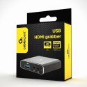 Gembird | USB HDMI grabber, 4K, przelotowy HDMI | UHG-4K2-01 | Porty Ethernet LAN (RJ-45) | Ilość portów USB 3.0 (3.1 Gen 1) | I