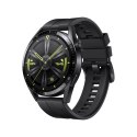 Huawei GT 3 (46 mm) 1.43", Smart watch, GPS (satellite), AMOLED, Touchscreen, Heart rate monitor, Waterproof, Bluetooth, Black