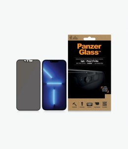 PanzerGlass | Screen protector - glass - with privacy filter | Apple iPhone 13 Pro Max | Tempered glass | Black | Transparent