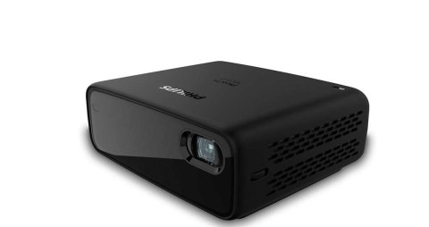 Philips PicoPix Micro 2 Mobile Projector, 854x480, 16:9, 600:1, Black