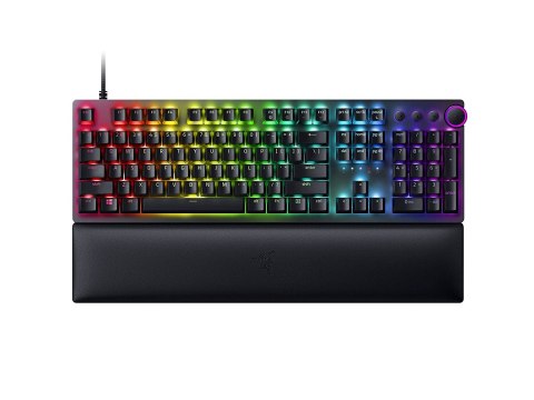 Razer | Huntsman V2 TKL Klawiatura do gier optyczna | Klawiatura do gier | Podświetlenie LED RGB | RU | Przewodowa | Czarny | Pr