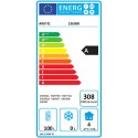 Szafa chłodnicza podblatowa stalowa energooszczędna 0-8C 200 l 124 W Budget Line - Hendi 236000