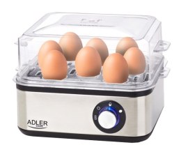 Adler | Bojler do jajek | AD 4486 | Stal nierdzewna | 800 W