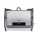 Adler | AD 3052 | Grill elektryczny | Stołowy | 1200 W | Stal nierdzewna