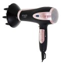 Adler | Hair Dryer | AD 2248b ION | 2200 W | Number of temperature settings 3 | Ionic function | Diffuser nozzle | Black/Pink