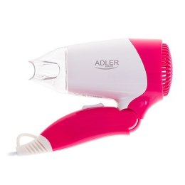 Adler | Hair Dryer | AD 2259 | 1200 W | Number of temperature settings 2 | White/Pink