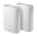 Asus | ZenWiFi AX Hybrid (XP4) (2pk White) | 802.11ax | 574+1201 Mbit/s | Mbit/s | Porty Ethernet LAN (RJ-45) 2 | Obsługa Mesh T