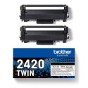 Brother TN | 2420 TWIN | Czarny | Kaseta z tonerem | 3000 stron