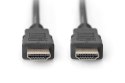 DIGITUS HDMI Standard connection cable, type A M/M, 2.0m, w/Ethernet, Full HD, gold, bl