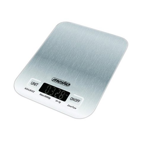 Mesko | Kitchen scale | MS 3169 white | Maximum weight (capacity) 5 kg | Graduation 1 g | Display type | Inox/White