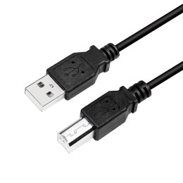 Logilink | Kabel USB | Męski | 4-pinowy USB Typ B | Męski | Czarny | 4-pinowy USB Typ A | 5 m