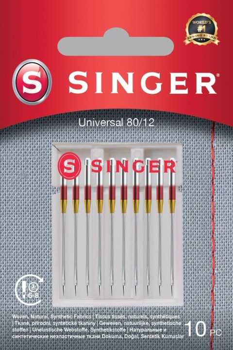 Singer | Universal Needle for Woven Fabrics 80/12 10PK