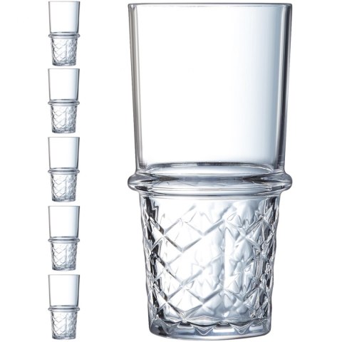 Szklanka wysoka Arcoroc NEW YORK 400 ml zestaw 6 szt. - Hendi N4136