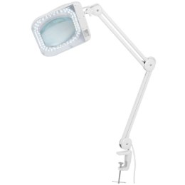 Lampa kosmetyczna warsztatowa z lupą szkłem powiększającym 5 dioptrii 90 x LED 190 x 157 mm